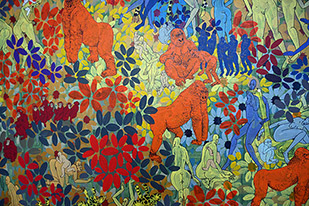OTGO Amitan Solo Show in the Godo Gallery Vilnius amitan-2 by OtGO 2014–2020, acryl on canvas 220 x 200 cm