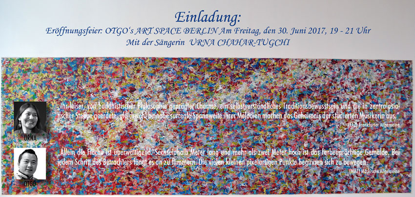Einladung OTGO'S ART SPACE BERLIN